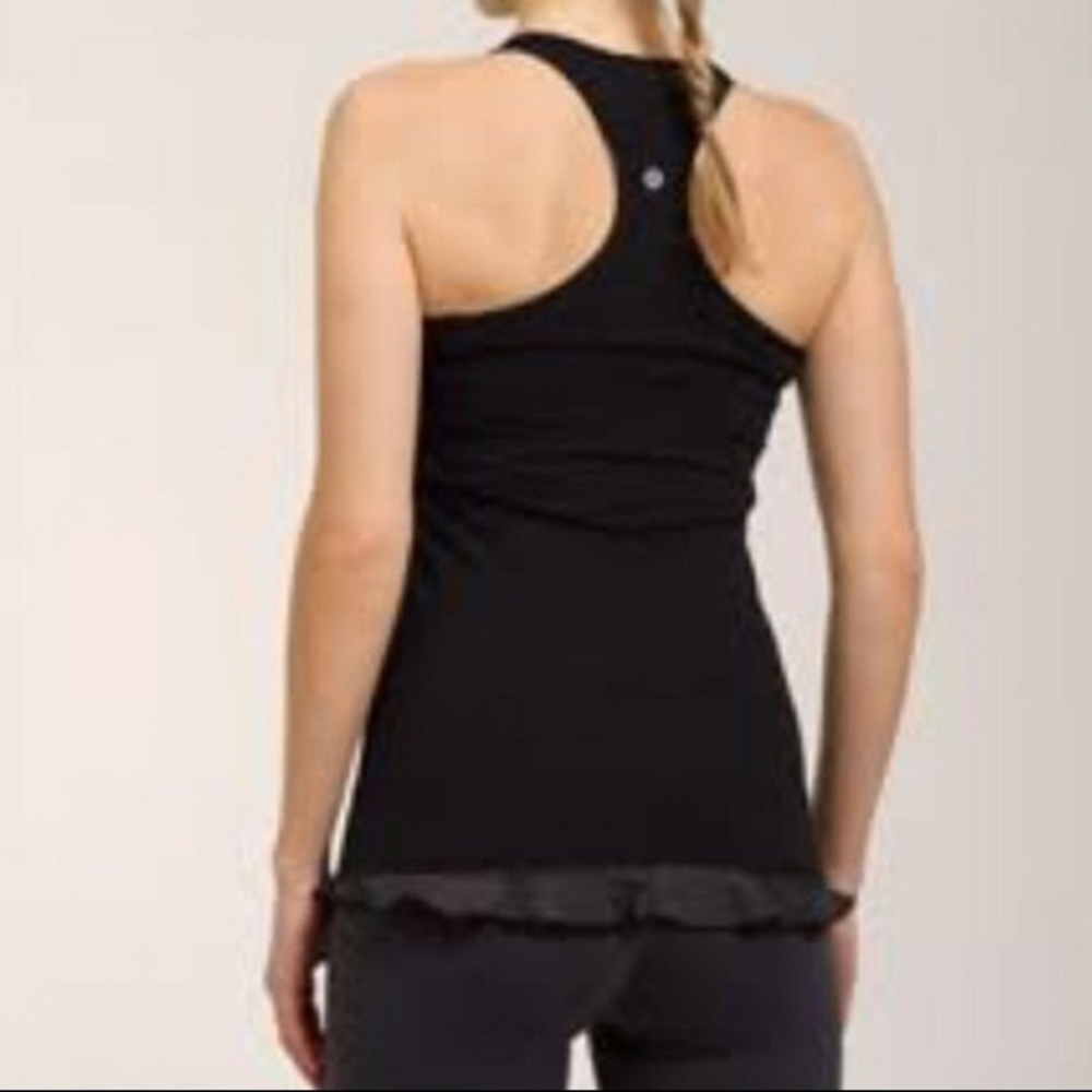 Lululemon Ruffle Hem Tank Top Sz 4